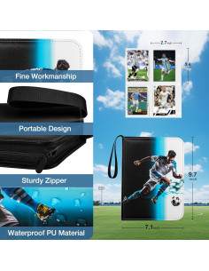 Carpeta de Tarjetas de Fútbol RONMONG 440 Bolsillos Premium 2