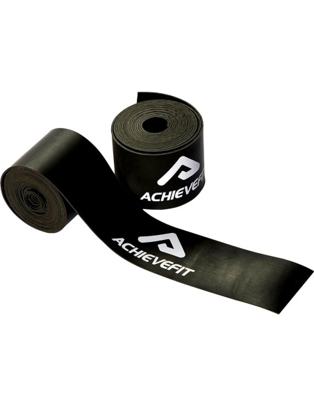 Banda de Compresión Muscular Achieve Fit - 1x Rojo y 1x Negro