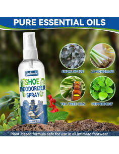 Spray Desodorante Natural para Zapatos Balldanlu 118 ml 2