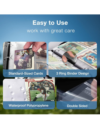 Carpeta de Tarjetas de Fútbol RONMONG 440 Bolsillos Premium