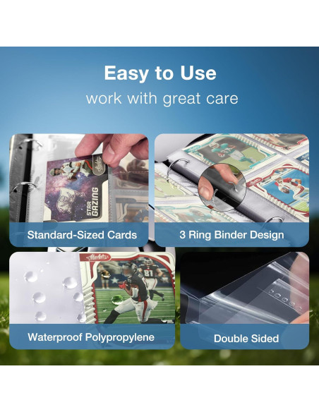 Carpeta de Tarjetas de Fútbol RONMONG 440 Bolsillos Premium