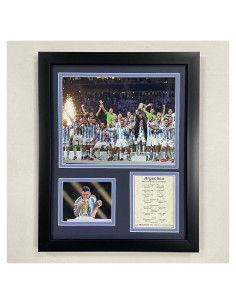 Collage Enmarcado Copa Mundial 2022 Argentina 38x30cm