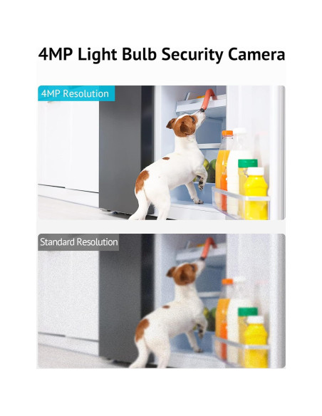 Cámara de Seguridad LaView 4MP Inalámbrica 360 para Interior y Exterior