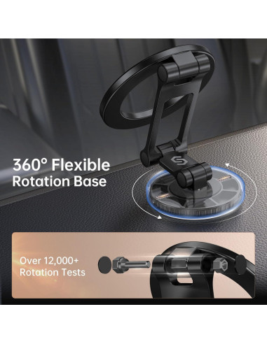 Soporte Magnético para Coche SYNCWIRE MagSafe 360 Fibra de Carbono