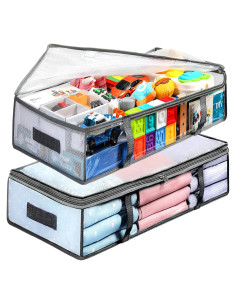 Contenedores de Almacenamiento Bajo la Cama LANDNEOO 35L