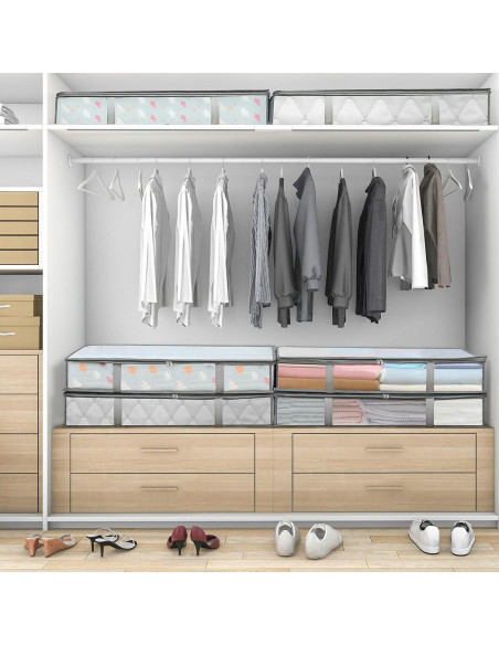 Contenedores de Almacenamiento Bajo la Cama LANDNEOO 35L