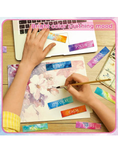 Kosiz 120 Etiquetas Sensoriales Anti Estrés PVC Clásico 2