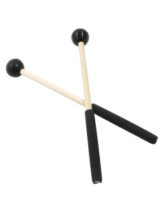 Mazas de Percusión de Madera Bonsicoky 23.1 cm Goma Negra