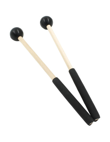 Mazas de Percusión de Madera Bonsicoky 23.1 cm Goma Negra