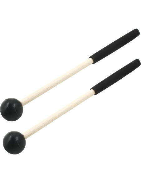 Mazas de Percusión de Madera Bonsicoky 23.1 cm Goma Negra