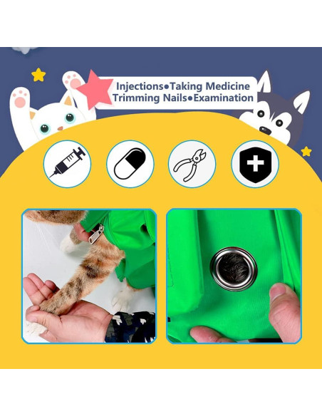 Bolsa de restricción para gatos Kukaster S azul - Aseo y cuidado Bolsa de restricción para gatos Kukaster S azul - Aseo y cuidado