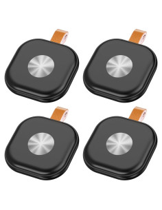 Rastreador Bluetooth Inteligente HOMELEAD - 4 Paquete Negro