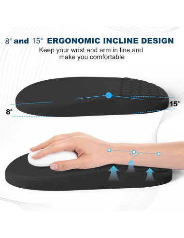Almohadilla Ergonómica Hasinart con Masaje y Base Antideslizante