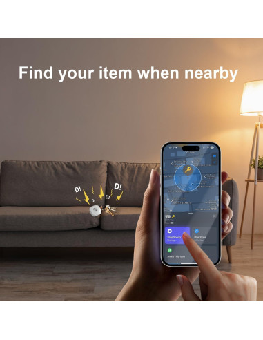 Rastreador Bluetooth Inteligente HOMELEAD - 4 Paquete Negro