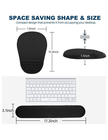 Almohadilla Ergonómica Hasinart con Masaje y Base Antideslizante