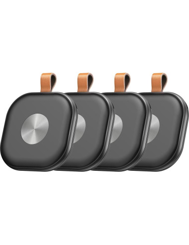 Rastreador Bluetooth Inteligente HOMELEAD - 4 Paquete Negro