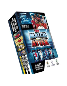 Lata Mega Match Attax 24/25 Topps - 44 Tarjetas + 4 Ediciones Limitadas