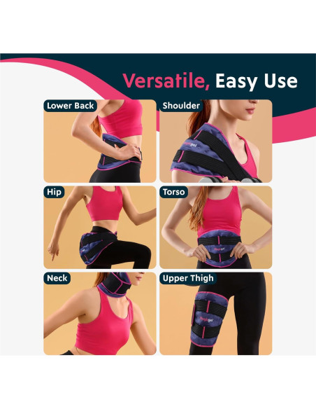 Paquete de Hielo de Gel Mágico Stretton para Espalda 21x20cm