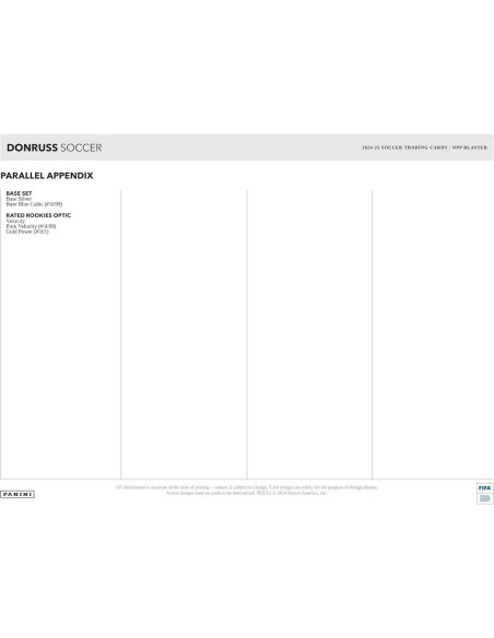 Caja de Cartas de Fútbol Panini Donruss 2024-25 - 6 Paquetes