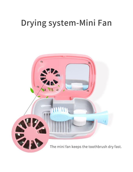 Funda de Cepillo de Dientes UV Impressive Smile Azul Recargable