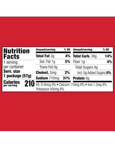 Taza de Microondas Pasta de Res Helper 56.7 g - Paquete de 6