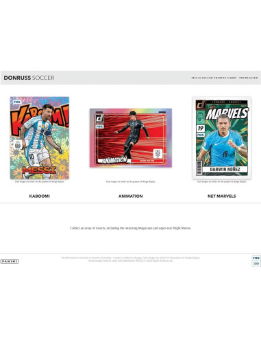 Caja de Cartas de Fútbol Panini Donruss 2024-25 - 6 Paquetes