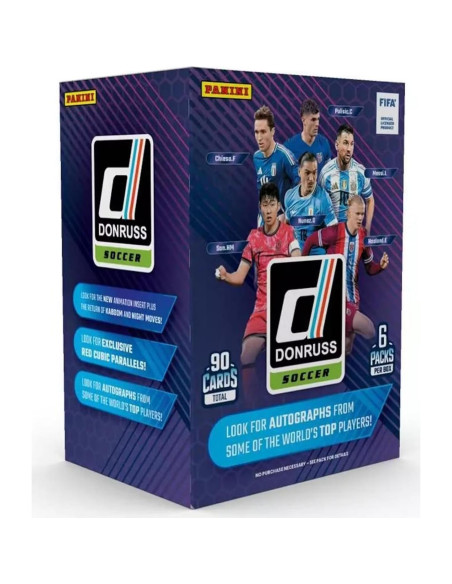 Caja de Cartas de Fútbol Panini Donruss 2024-25 - 6 Paquetes