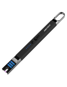Encendedor Eléctrico Recargable USB ARECTECH Largo Negro