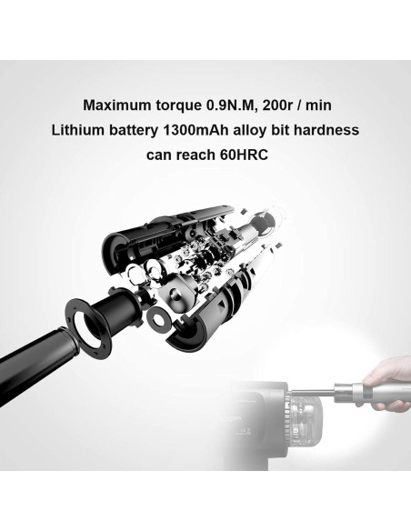 Destornillador Eléctrico Wowstick SD 16 en 1 con Torque 0.9/3Nm