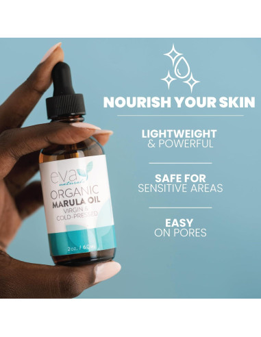 Aceite de Marula Eva Naturals 100% Puro 117g - Hidratante Facial y Corporal