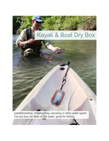 Caja Secadora Impermeable Avlcoaky 19.6x9.4cm Naranja