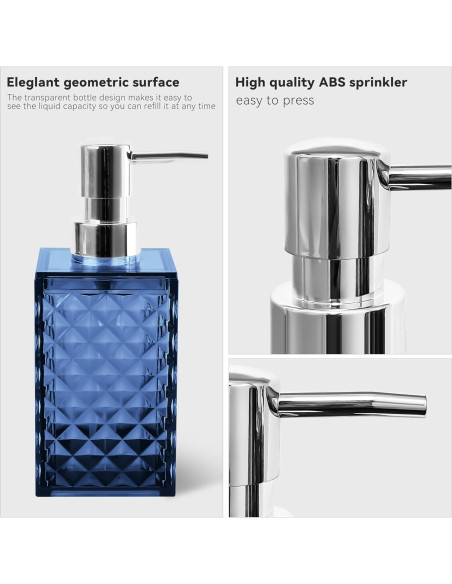 Juego de Accesorios de Baño 2 Piezas Seeatoo Azul