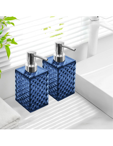 Juego de Accesorios de Baño 2 Piezas Seeatoo Azul