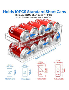 Organizador de Latas Rodante BingoHive para 10 Latas 330ml/355ml 2