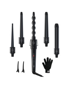 Set Rizador 5 en 1 Ohuhu Cerámico Intercambiable Negro