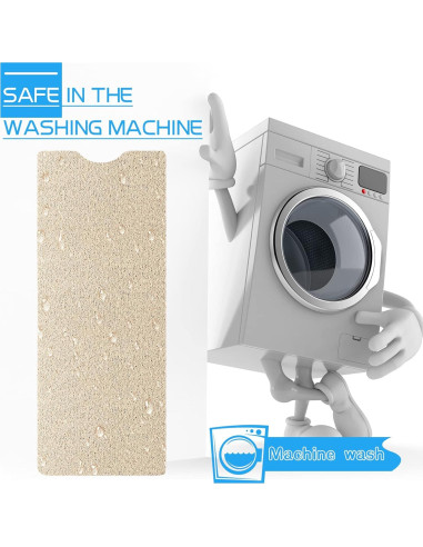 Alfombra de Baño Antideslizante OXTAIL 40x100cm Beige PVC