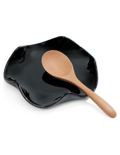 Soporte para Cucharas de Cerámica SVLX 13.5 cm Negro