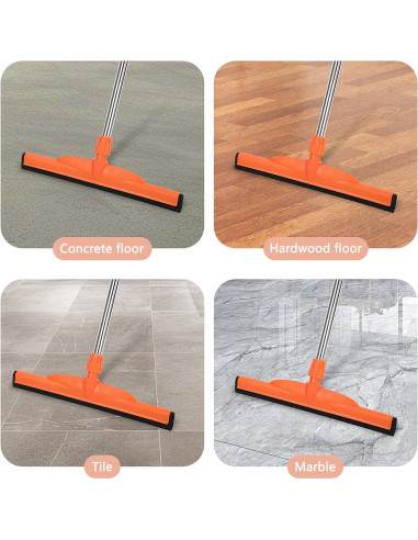 Raspador de Suelo Euedue 43.9 cm Mango de Acero Inoxidable