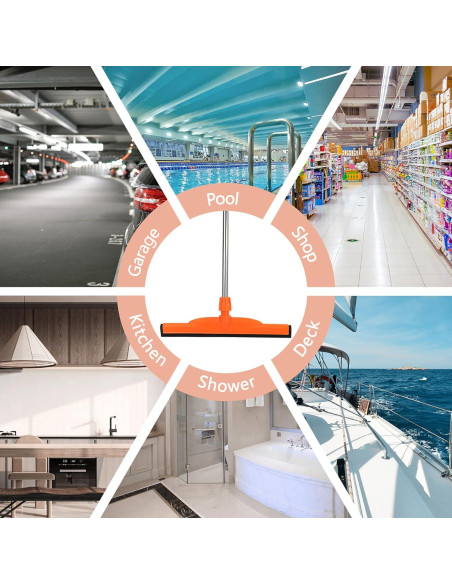 Raspador de Suelo Euedue 43.9 cm Mango de Acero Inoxidable