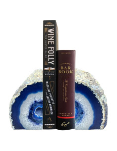 Soportes Decorativos de Ágata Azul AMOYSTONE - 1.08 kg