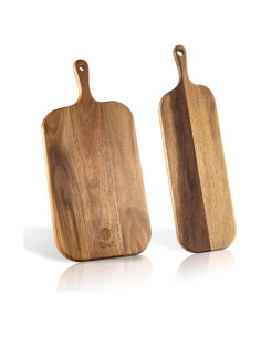 Juego de tablas de cortar de madera de acacia BF BILL.F 2 piezas