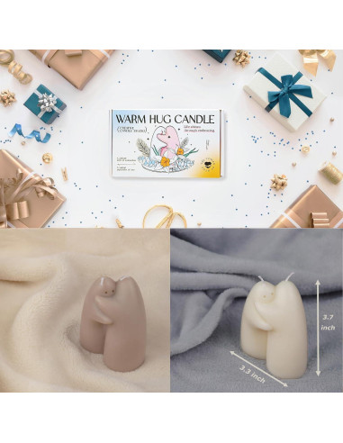 Vela Decorativa de Soja HiHas - Aroma Vainilla y Cedro 198g