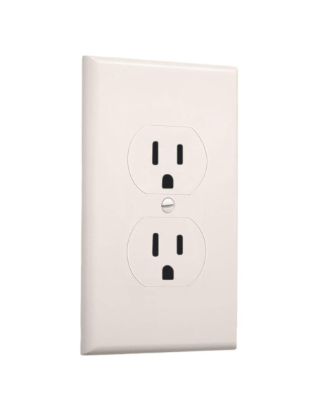 Cubierta de Enchufe Eléctrico Jumbo TayMac 2520LA Almendra Clara