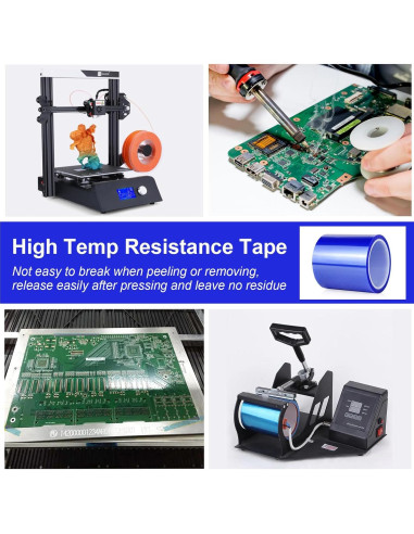 Cinta de Sublimación BOMEI PACK 100mm x 33m Resistente al Calor