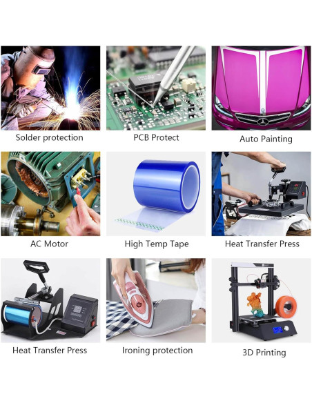 Cinta de Sublimación BOMEI PACK 100mm x 33m Resistente al Calor