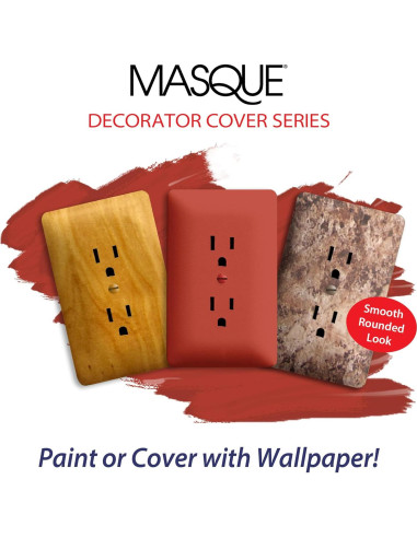 Cubierta de Enchufe Eléctrico Jumbo TayMac 2520LA Almendra Clara