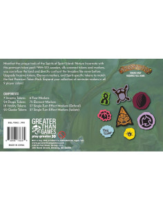 Fichas Premium de Madera Spirit Island | Paquete 2 | 201 Piezas 2