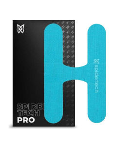 Cinta Kinesiológica Pre-Cortada Spidertech Azul 4 Unidades