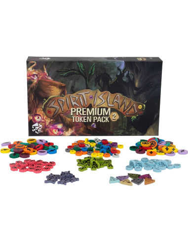 Fichas Premium de Madera Spirit Island | Paquete 2 | 201 Piezas