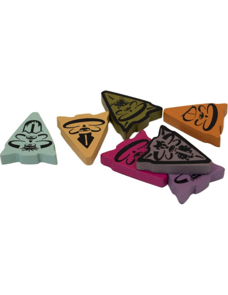 Fichas Premium de Madera Spirit Island | Paquete 2 | 201 Piezas